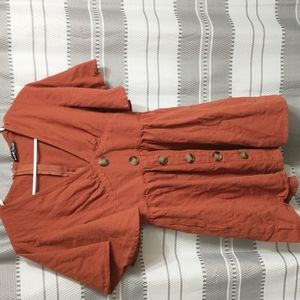 Shein Small burnt orange dress